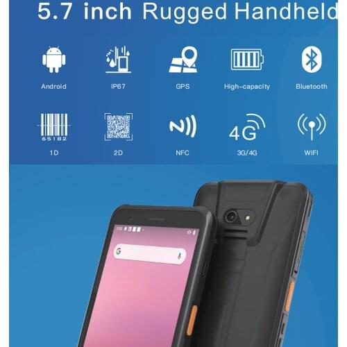 Android 10.0 MTK OCTA Core data collector handheld PDA terminal 4G 64G support 2D scanning NFC