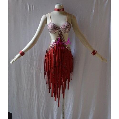 KAKA-L1531,Women Dance Wear,Girls Fringe Latin Dress,Salsa Dress Tango Samba Rumba Chacha Dress,women dress