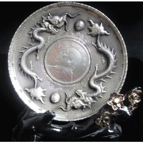 Chinese bronze pot Incense Burners Dragon head Buddha Ming Dynasty old