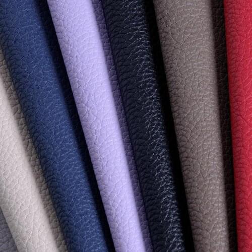 Leather lots colors waterproof fabric 1.3mm thick free shipping Large embossed PU leather synthetic leather bags material fabric