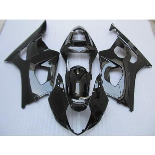 Injection mold Fairing KIT for SUZUKI GSXR1000 K3 03 04 GSXR 1000 2003 2004 gsxr1000 All gloss black Fairings set+7gifts SG02