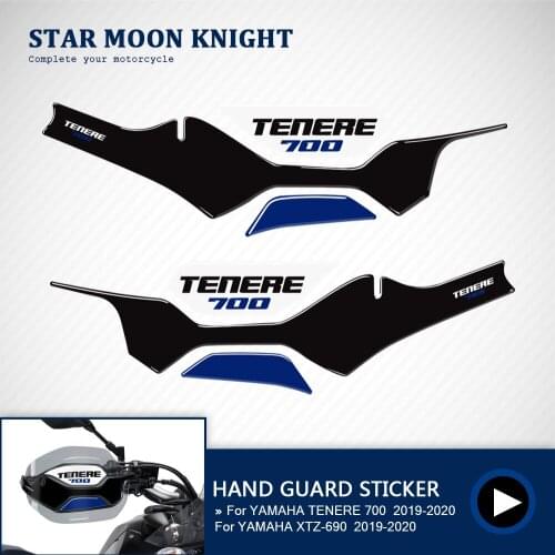 For yamaha T700 XTZ 690 for YAMAHA TENERE 700 2019-2020 sticker Motorcycle Original Handguard Extended 3D Stickers
