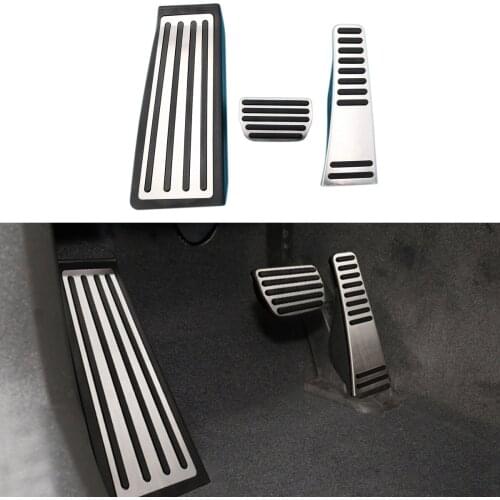 Fit For Volvo XC90 2015-2020 Foot Rest Pedal Fuel Gas Brake Accelerator Pad Cover No Drilling Accessories