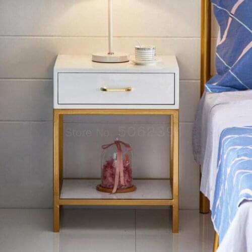 Nordic Sofa Side Cabinet Living Room Receives Side Table Several Corner Light Luxury Furniture Bedroom Movable Drawer Bedside Ca