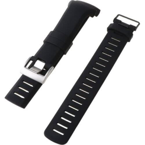 Replaced Silicone Watch Band Metal Steel Buckle Wrist Strap with Long Strap for SUUN-TO D6 Dive/D6i Smart Watch Accessories