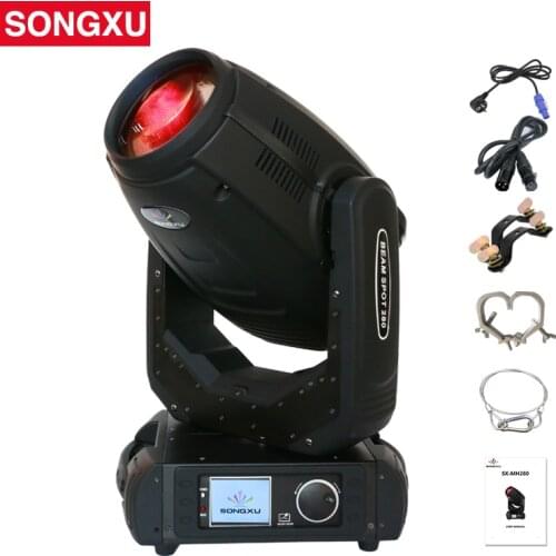 SONGXU 10R 280W Beam Spot Wash 3in1 Moving Head Light Professional Disco Nightclub Stage Light/SX-MH280