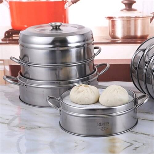 Stainless Steel Steamer Rack Steamer pot Steam Pot Cooking Pots Stove steam pot stuffed bun Rack Multifunction Kitchen Tools