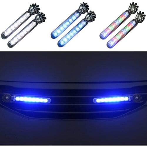 LED Wind Powered Daytime Running Lights For Volkswagen Golf 4 5 6 Polo Passat B5 B6 B7 CC Mk6 Tiguan Gol Cross Fox Plus Eos