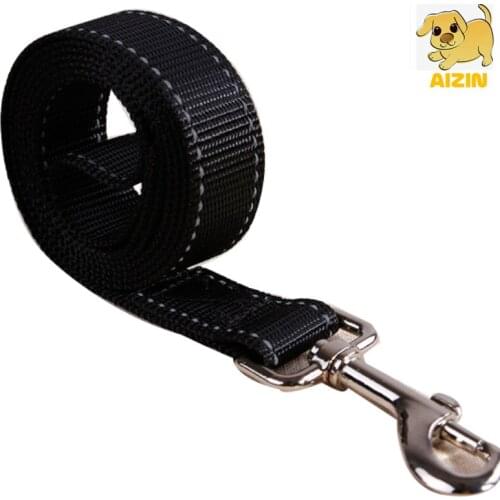 Reflective Dog Leashes Strong Nylon Soft Large Size For Dog Cats Outdoor Walking Training Leashes Color Pet Product Supplier