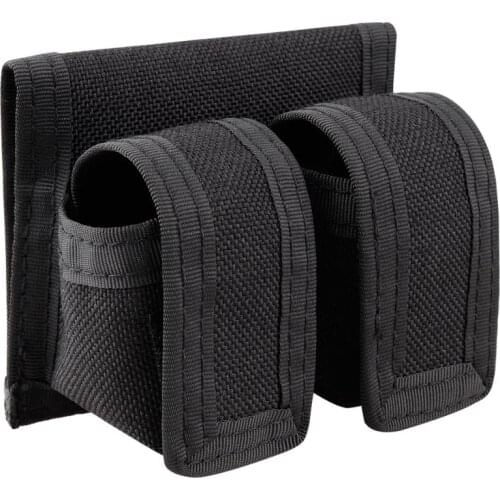 Kosibate Tactical Speedloader Revolver Pouch Double 1000D Nylon Mag Holder Universal Fit S&W .38 .357 .44 .45 Caliber 5 & 7 Shot