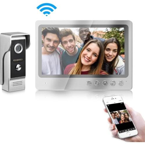 Smart WIFI Wireless Visual Intercom Doorbell Camera Intercom For Apartments Door Bell Ring For Phone Home Security Camera