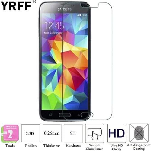 2PCS 9H 2.5D Screen Protector Clear For Samsung Galaxy S5830 S5830i S7270 S7272 S7278 Tempered Glass Protective Film Free Tools