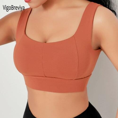 VigoBreviya Women Push Up Seamless Sports Bra Workout Sport Top Crop Fitness Wear For Yoga Gym Brassiere High Support Plus Size