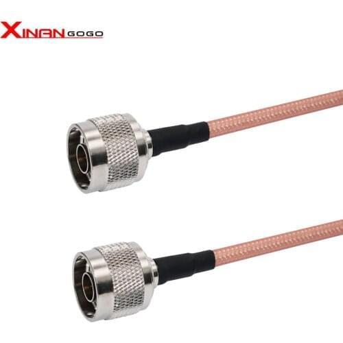 1pcs RF Coaxial N Male to N Male Connector N Type Adapter RG142 Cable 50CM Length