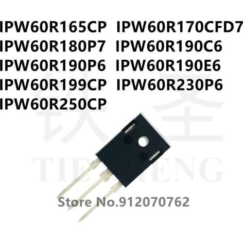 10PCS/LOT IPW60R165CP IPW60R170CFD7 IPW60R180P7 IPW60R190C6 IPW60R190P6 IPW60R190E6 IPW60R199CP IPW60R230P6 IPW60R250CP TO-247