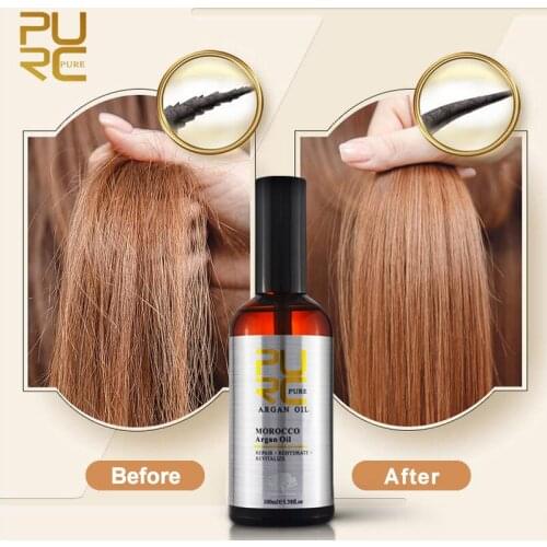 100ml Morocco Argan Oil Hair Care Smoothing Soft Damaged Repair Essentials Hair & Scalp Treatments Woman Body Care Essential Oil