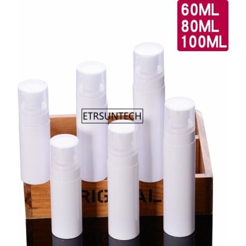 100pcs 60ml 80ml 100ml Clear PET Refillable Packaging Bottles refillable perfume spray bottle atomizer perfume bottle F3264