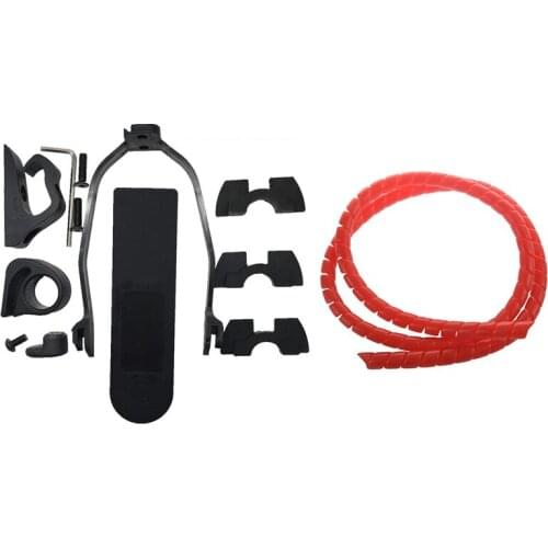 12Pc For Xiaomi M365 Pro For Mijia M365 M187 & 1X Scooter Line Spiral Color Change Tube Protector 1M For Xiaomi M365 Pro