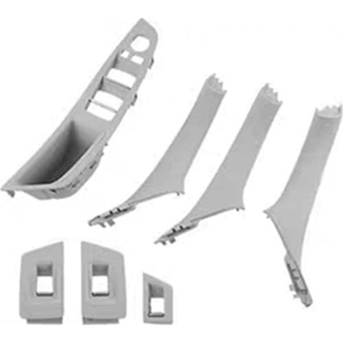 124B 51417225875 51417225892 51427234428 Compatible with BMW5 Series F10 F18 Left-hand Drive Inner Armrest Panel 7 Piece Set