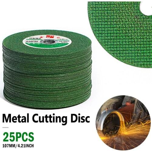 25PCS Cutting Discs 100 Angle Grinder Stainless Steel Metal Grinding Wheel Resin Double Mesh Ultra-Thin Sharp Polishing Piece