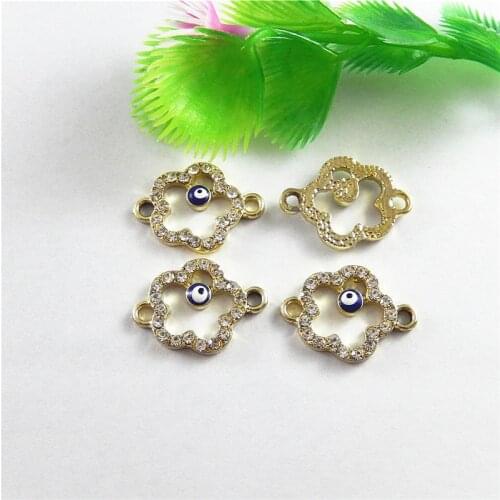 4pcs Antique Gold Pendant Imitation Cute Wintersweet Shape Charm Jewelry Finding Necklace Phone Hanging Accessory 24*13*3mm