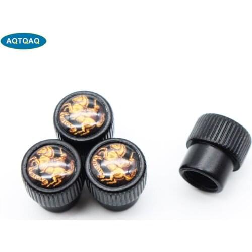 4 Pcs/Set Zinc Alloy Riding Man Style Tire Valve Stem Cap Tire Wheel Stem Air Valve Caps for Auto Cars