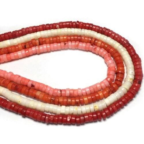 Natural Coral Beads Irregural Shape Loose Coral Beads for Making Jewelry Necklace Bracelet Accessories Size 2x4mm Length 38cm