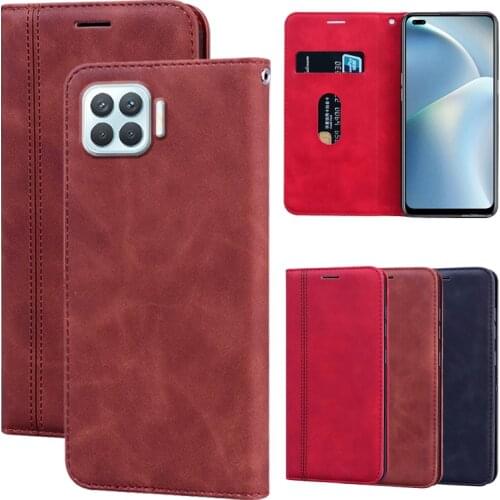 Flip Case For Oppo Reno4 Pro SE F Z 4G 5G Leather Cover Protective PU Phone Wallet Stand Case Oppo Reno 4 Lite Protector Funda