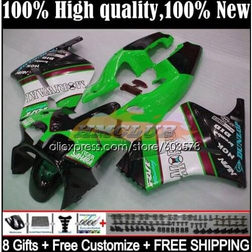 Body For HONDA VFR400 R V4 VFR400R 1989 1990 1991 1992 1993 35CL.153 RVF VFR 400 R RR CC NC30 89 90 91 92 93 Fairing lucky green