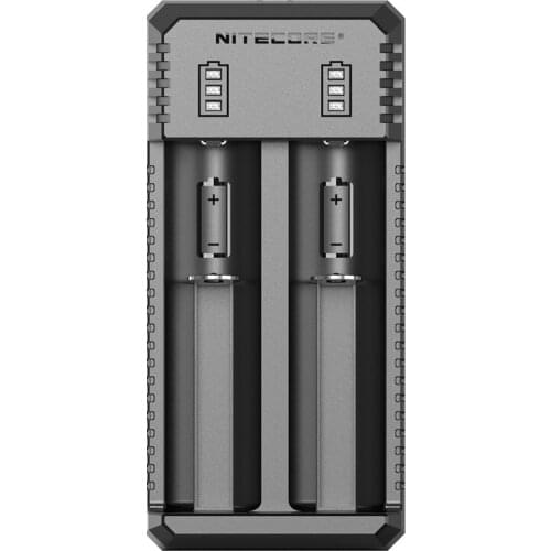 NITECORE UI2 Portable Dual-Slot USB Li-ion Battery Charger DC 5V/2A 10W Powerful Compatibility Li-ion/IMR Intelligent Charger