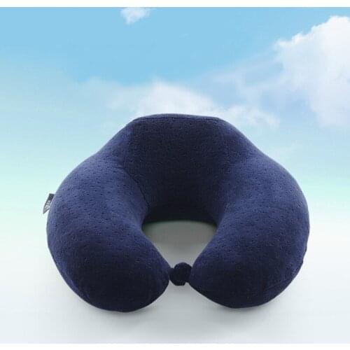 New U-Shape Headrest 28x26cm Neck Pillow Latex Memory Foam Filler Travel Office Car Embrace Cervical Pillow Home Textile