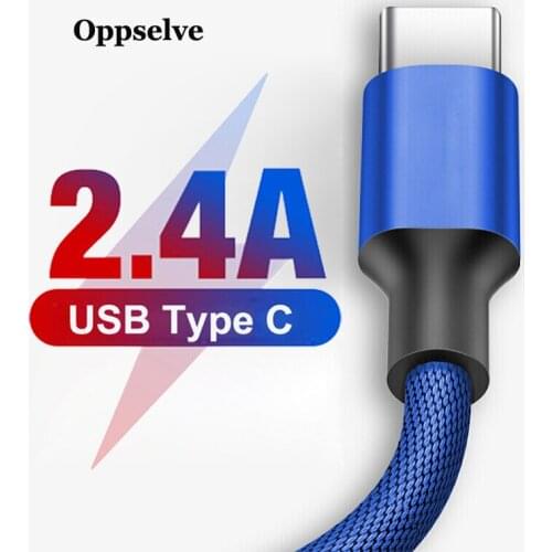 Oppselve USB C Cable Type C Cable Fast Charging Data Cord Charger USB Cable C For Samsung S10 S9 S20 Xiaomi Mi 10 Redmi Note 9s