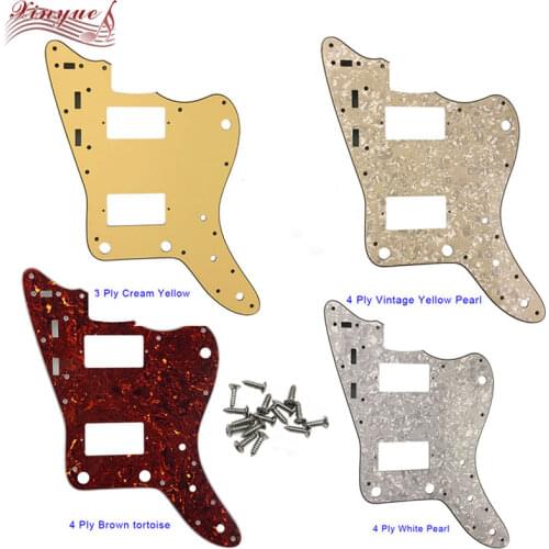 Pleroo Great Qulitity Pickguard - For Japan Jazzmaster Guitar Pickguard With PAF Humbucker With 13 Screw Hole