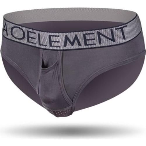 Sexy Mens Briefs Underwear Push Up Modal Panties Intimate Breathable U Convex Pouch Underpants Ropa Interior Hombre Plus Size