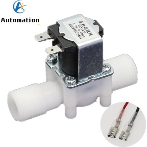 1/2" Plastic solenoid valve 12V 24V 220V,washing machine ,Water dispenser water valve