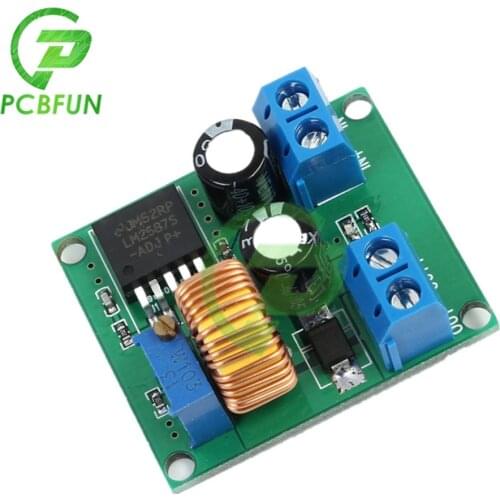 1pcs DC-DC 3V-35V To 4V-40V Step Up Power Module Boost Converter 12v 24v to 5v DC DC Voltage Converter 12v to 19v LM2587S LM2587