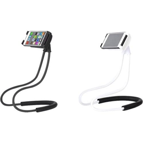 Durable Lazy Neck Phone Holder Universal Mobile Phone Stand 360 Degree Flexible Rotate Tablet Lazy Mount Bracket