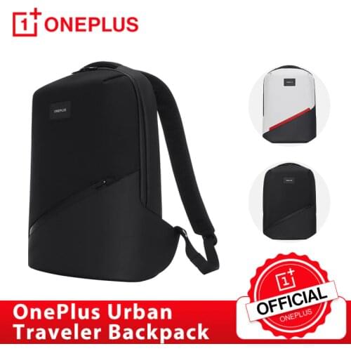 OnePlus Urban Traveler Backpack Charcoal Charcoal Black Arctic White 9 Number Of Pockets And Compartments OnePlus Official Store