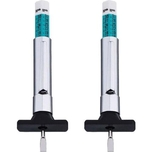 Universal Car Tire Depth Gauge Tester Color Tyre Tread Motors Tool Gage 8.5cm Measures Sale 2.5cm Hot Metric X T3L4