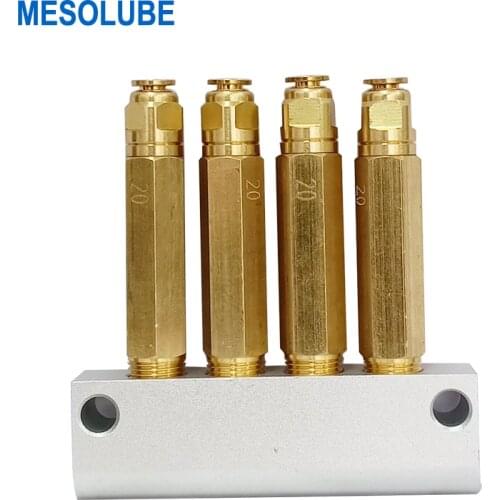 Grease Distributor Lubricant Metering Devices For Pressure-Relief Single-Line Lubrication System