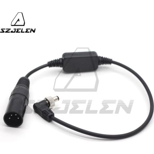 XLR 4Pin Male To Screw DC2.1 Power Cord 12V Self-locking