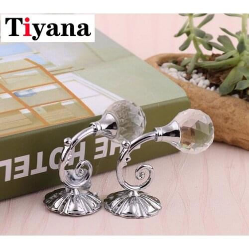 Lashing hook Tieback Curtain Tassel Hook Army Hooks Clip Accessory Special Crystal Silver Muons Curtain Accessories CP002Y