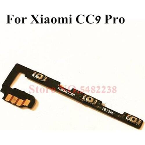 10pcs/Lot Original Power side buttons Flex cable For Xiami CC9 Pro ON OFF Volume Audio+- control key FPC Replacement parts