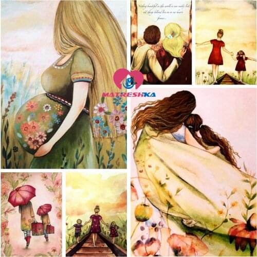 Diamond painting full round 5d diamond painting accessories foamiran for needlework pictures of diamond embroidery mothers love