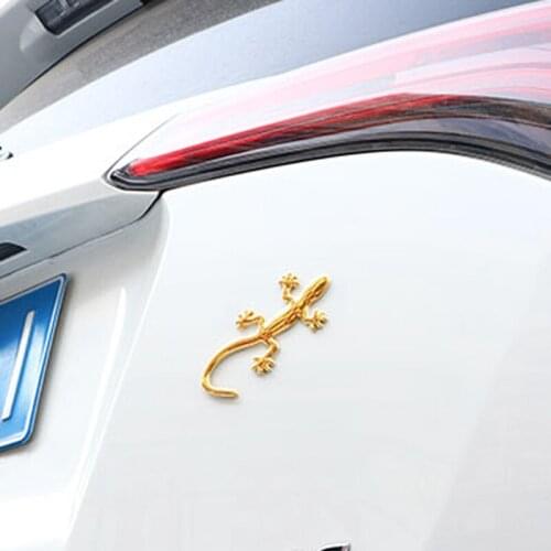 Alijunda car Gecko car stickers auto 3D car stickers for Cadillac XTS SRX ATS CTS/Renault Koleos Fluenec Latitude
