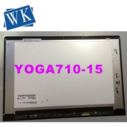Free shipping 15 inch LED LCD Touch Screen Replacements For Lenovo Yoga 710 15 Yoga710-15 Assembly N156HCA-EA1 LP156WFA