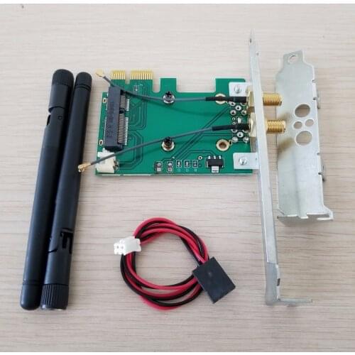 Bluetooth WIFI Mini PCI-E TO PCIe 1x 4x 8x 16x Adapter Converter Card Wireless Ethernet Card Low & Full Height Profile Bracket