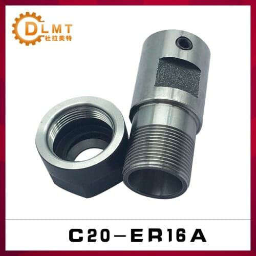 ER16A electric spindle extension rod C20-ER16A-5 6 8 10mm spring collet holder CNC machining center