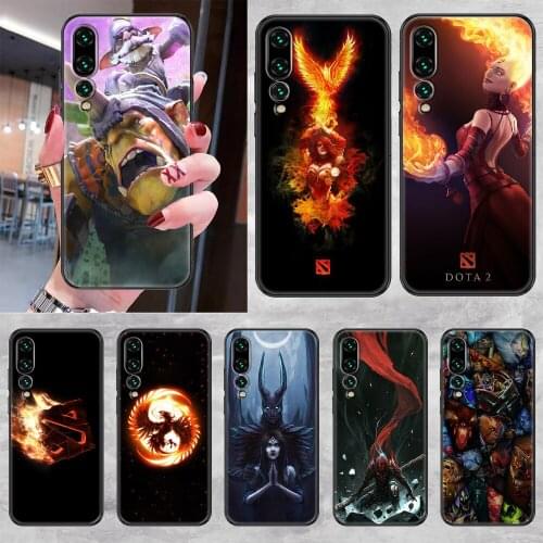Dota 2 Phone case For Huawei P Mate P10 P20 P30 P40 10 20 Smart Z Pro Lite 2019 black soft cell cover art cover 3D funda fashion