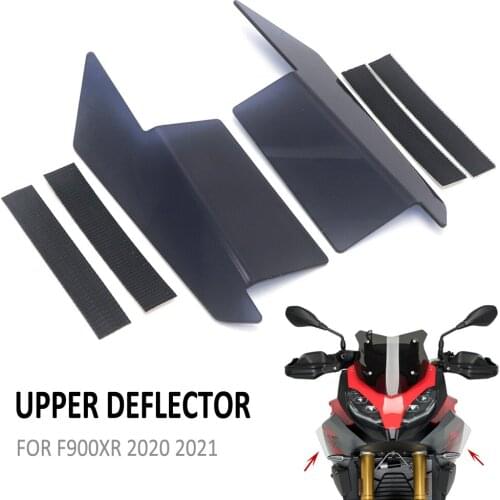 For BMW F900XR F 900 XR 2020 2021 Motorcycle Accessories Windshield Side Deflector Wind Deflector Upper Deflectors Knee Pads